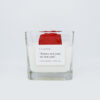 London Red Roses + White Tea Candle | Roses are red, so are you - Image 4
